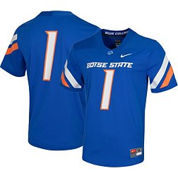 Nike Men's Boise State Broncos #1 Blue Dri-FIT Game Football Jersey
