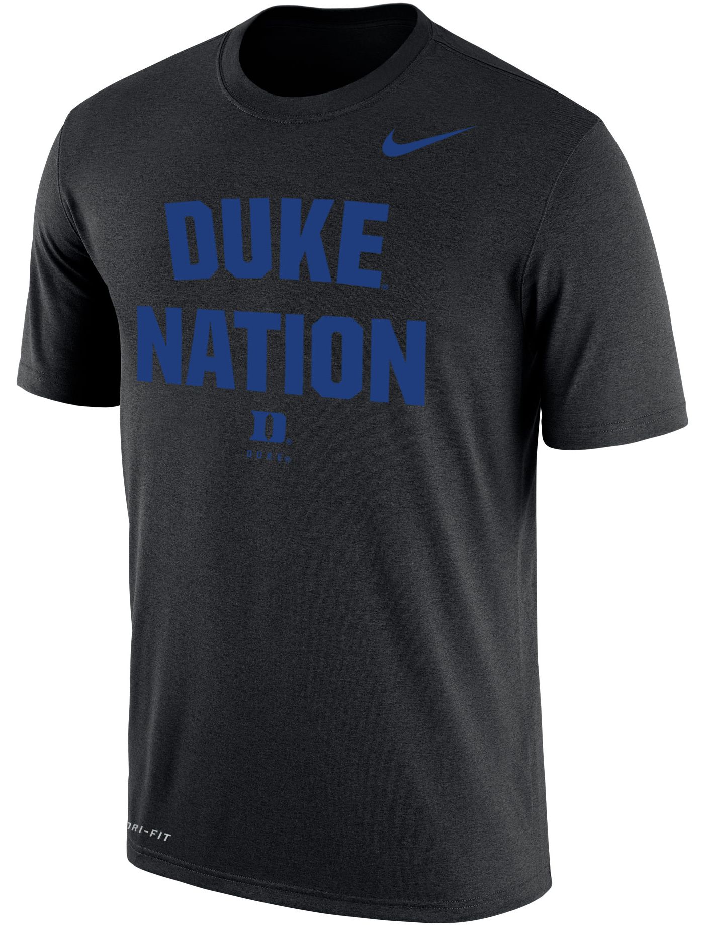 Nike Men's Duke Blue Devils Dri-FIT Phrase Black T-Shirt | DICK'S ...