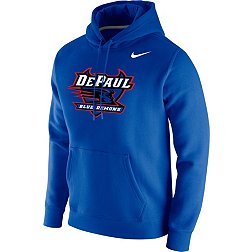 Nike Men's DePaul Blue Demons Royal Blue Club Fleece Pullover Hoodie
