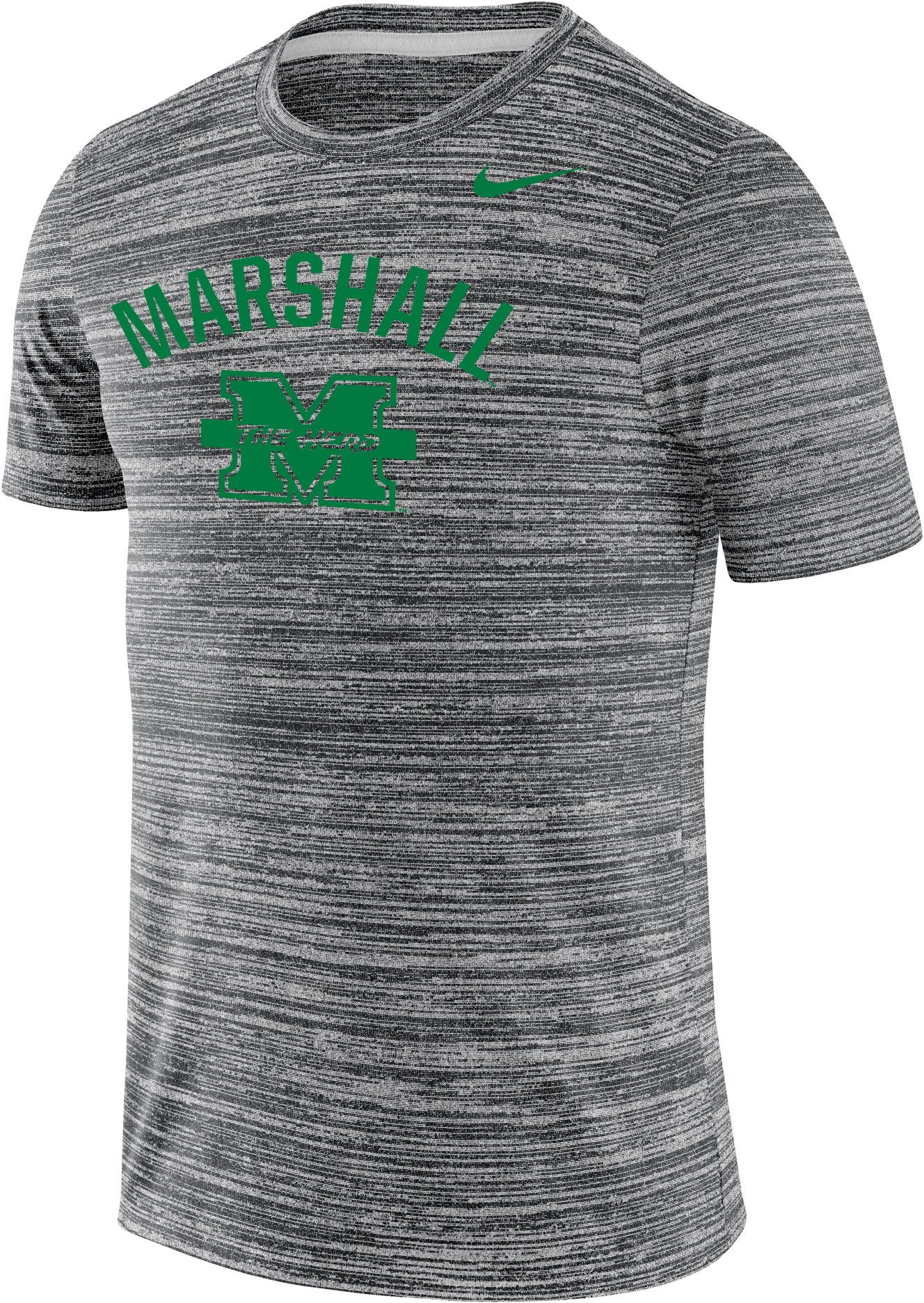 Nike Men's Marshall Thundering Herd Grey Velocity Legend T-Shirt