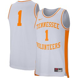 Nike Men's Tennessee Volunteers #1 Replica Retro Basketball White Jersey