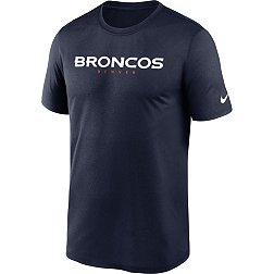 Nike Men's Denver Broncos Sideline Dri-Fit Cotton  T-Shirt