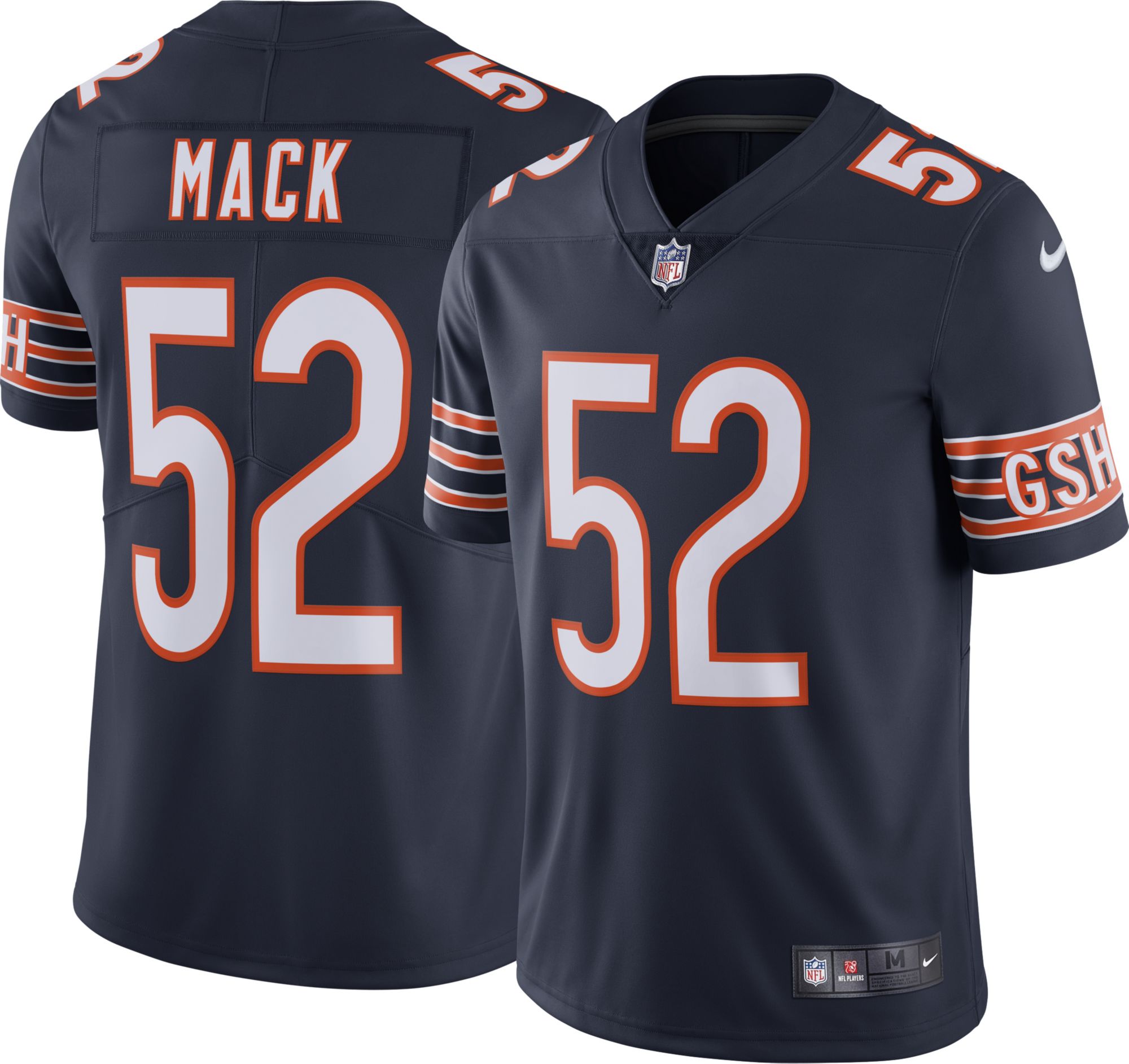 Men's Chicago Bears Khalil Mack #52 Navy Limited Jersey
