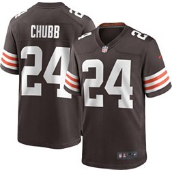 Nike Men's Cleveland Browns Nick Chubb #24 Brown Game Jersey