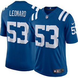 Nike Men's Indianapolis Colts Darius Leonard #53 Vapor Limited Blue Jersey