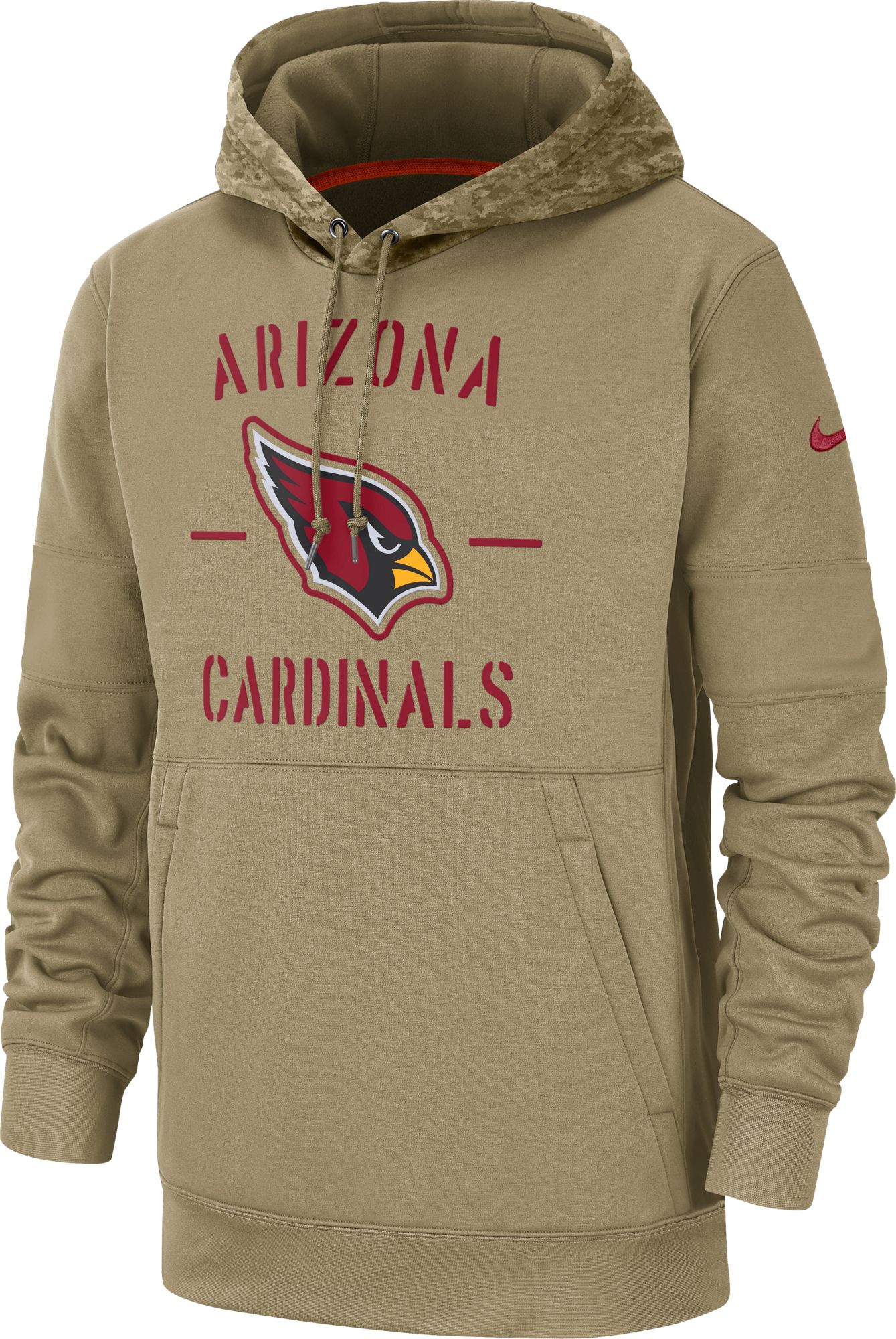 Arizona Cardinals Therma-FIT Beige 