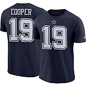 Nike Men's Dallas Cowboys Amari Cooper #19 Logo Navy T-Shirt