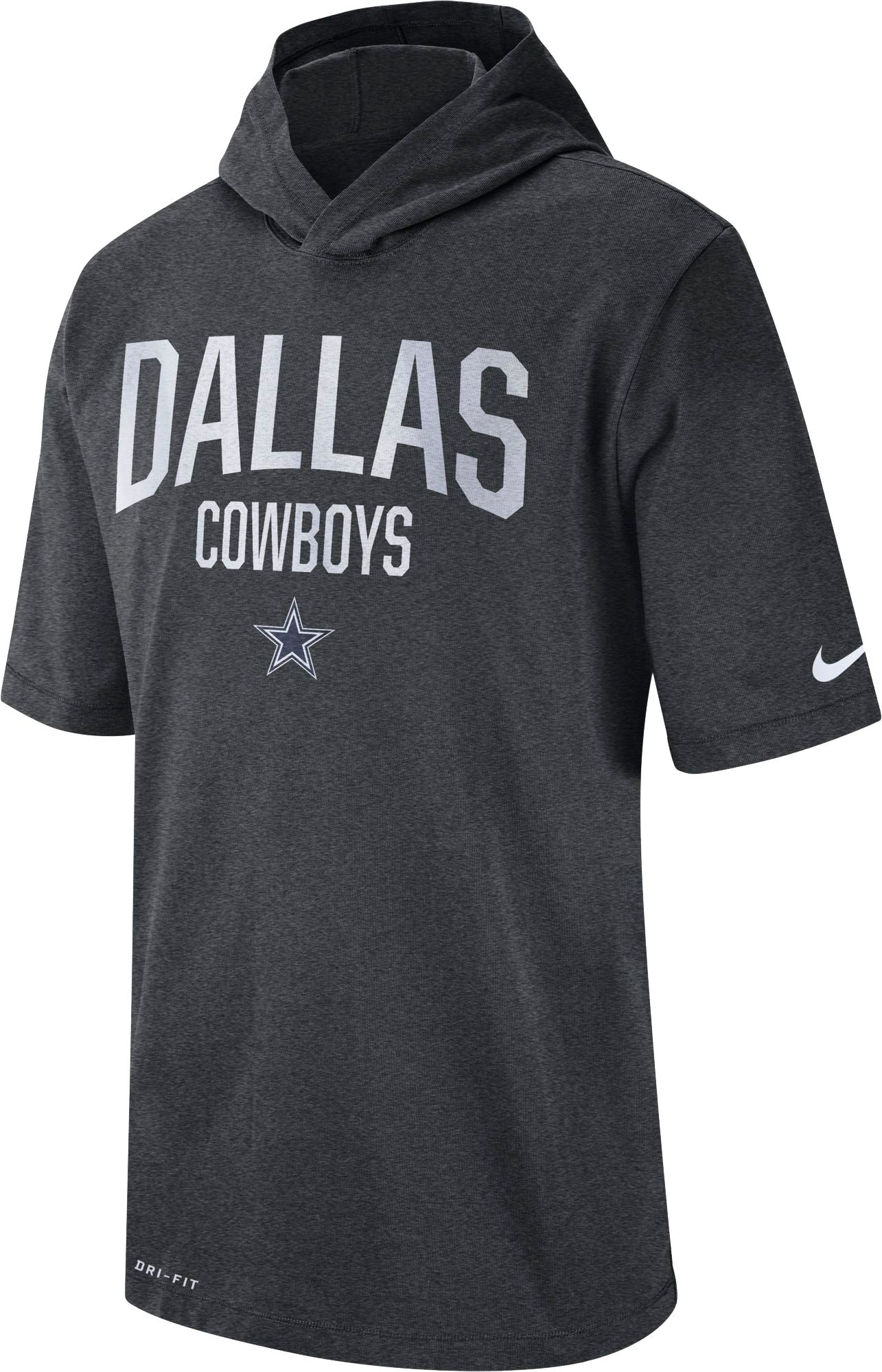 dallas cowboys short sleeve hoodie