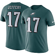 Nike Men's Philadelphia Eagles Alshon Jeffery #17 Logo Green T-Shirt