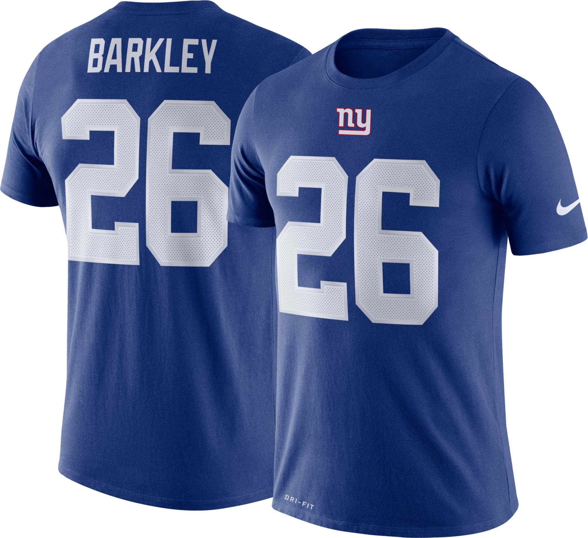 Dick's Sporting Goods Nike Boys' New York Giants Saquon Barkley #26 White  Game Jersey