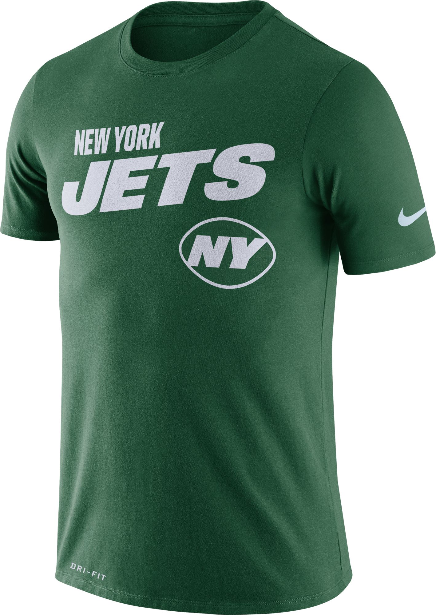 New York Jets Nike NFL On Field Apparel Dri-Fit Short Sleeve Shirt Men's XS