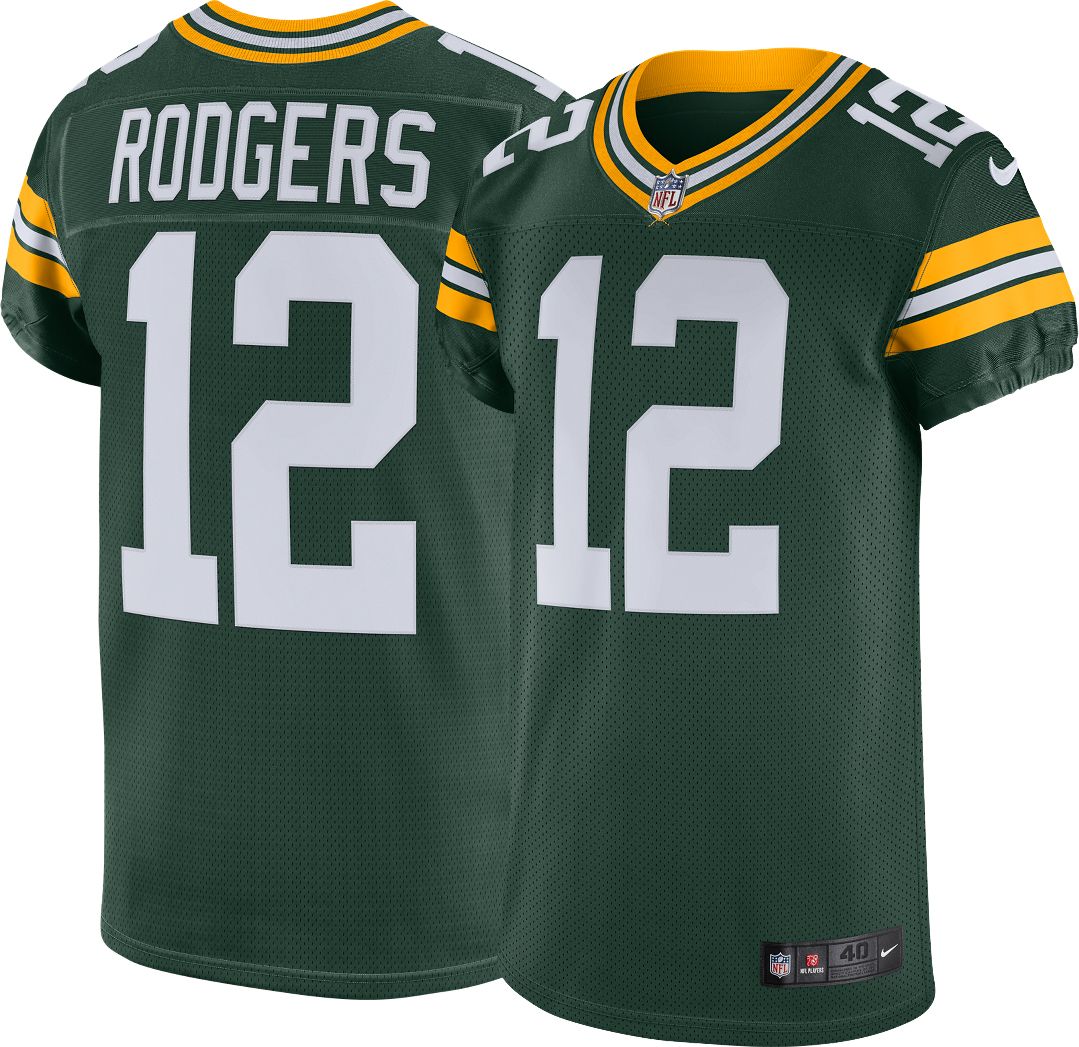 yellow aaron rodgers jersey