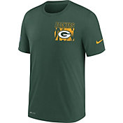 Nike Men's Green Bay Packers Sideline Dri-FIT Cotton Facility Green T-Shirt
