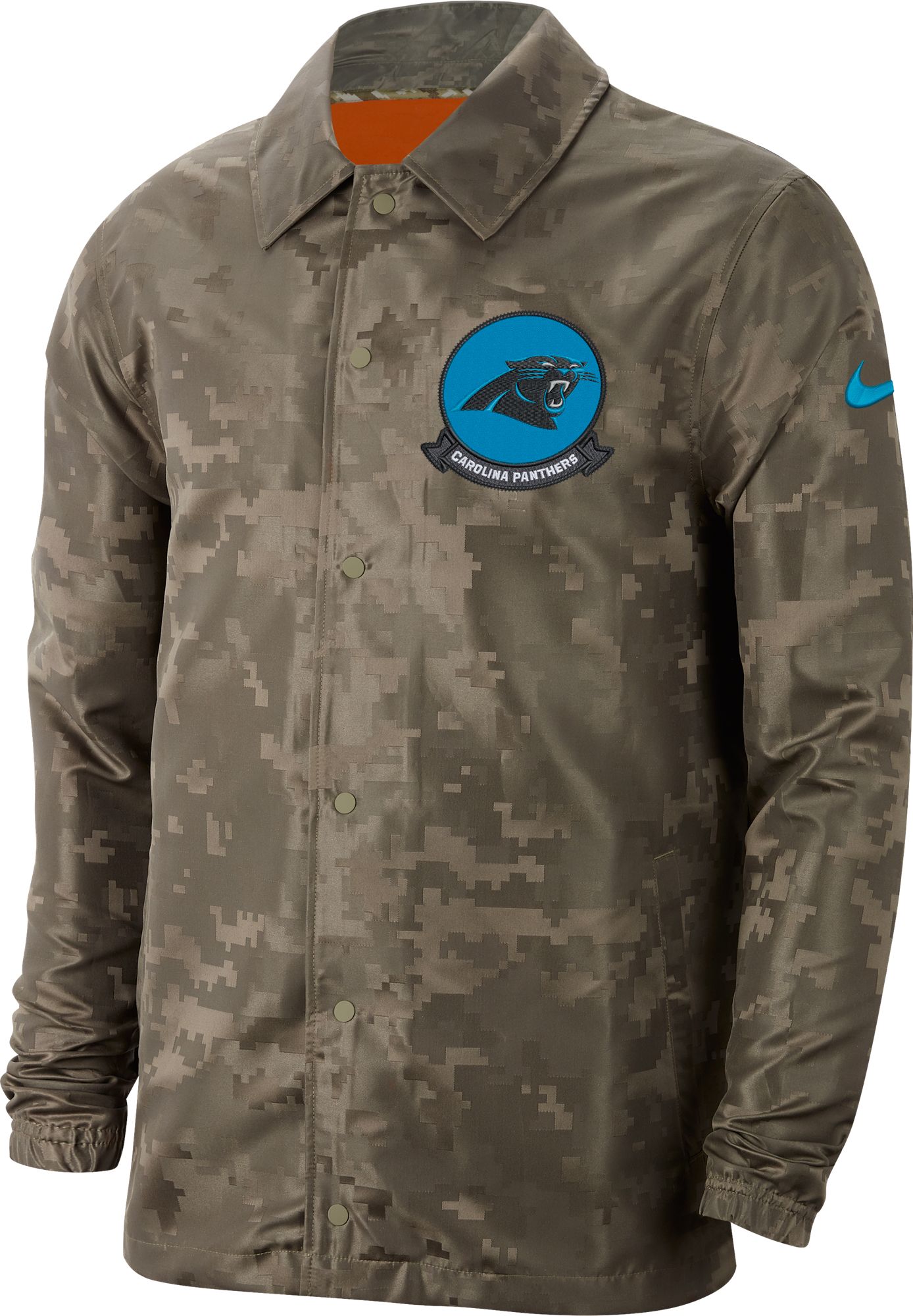 men's carolina panthers salute to service hoodie