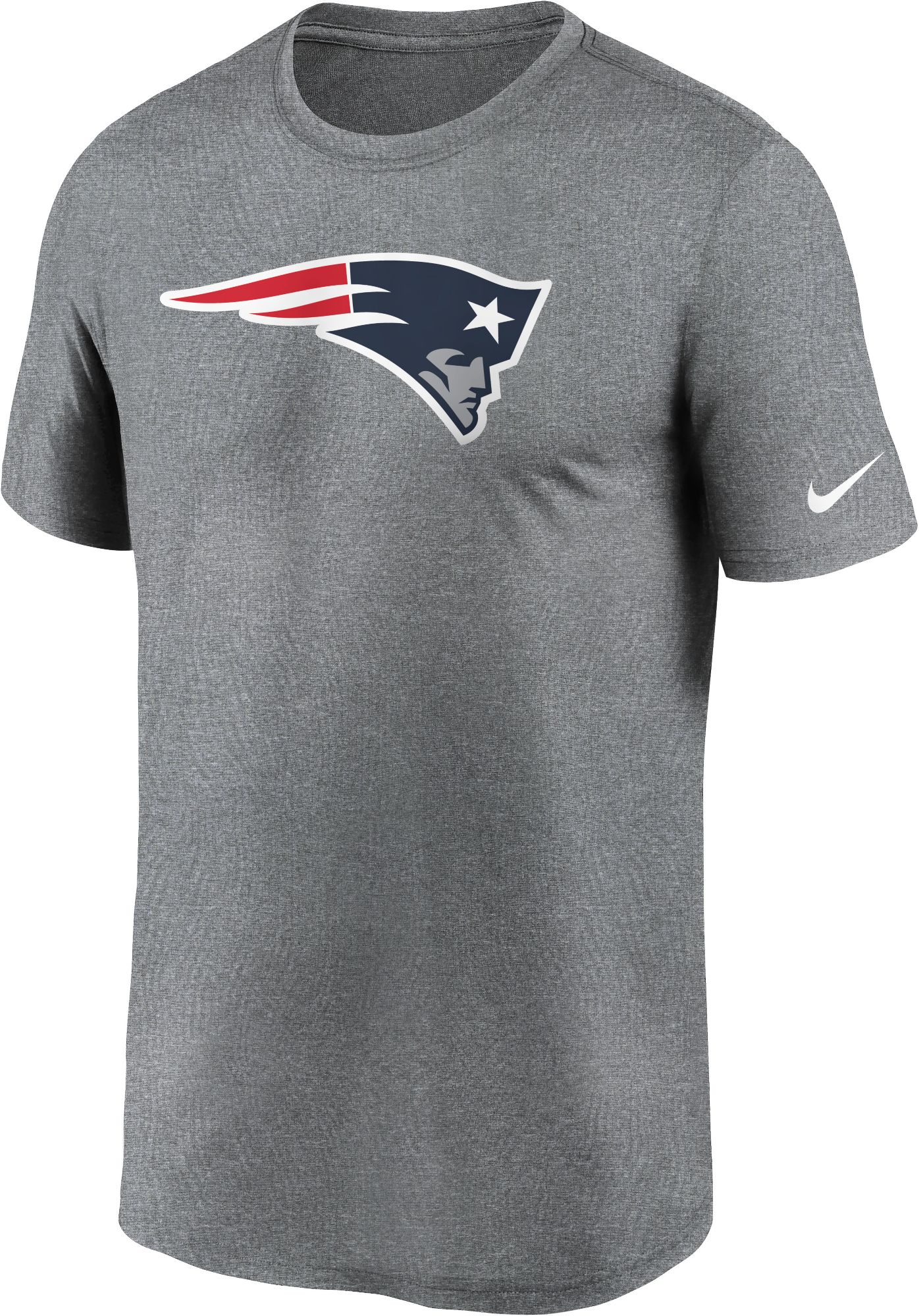 Nike Men's New England Patriots Sideline Club Pewter Grey Pullover