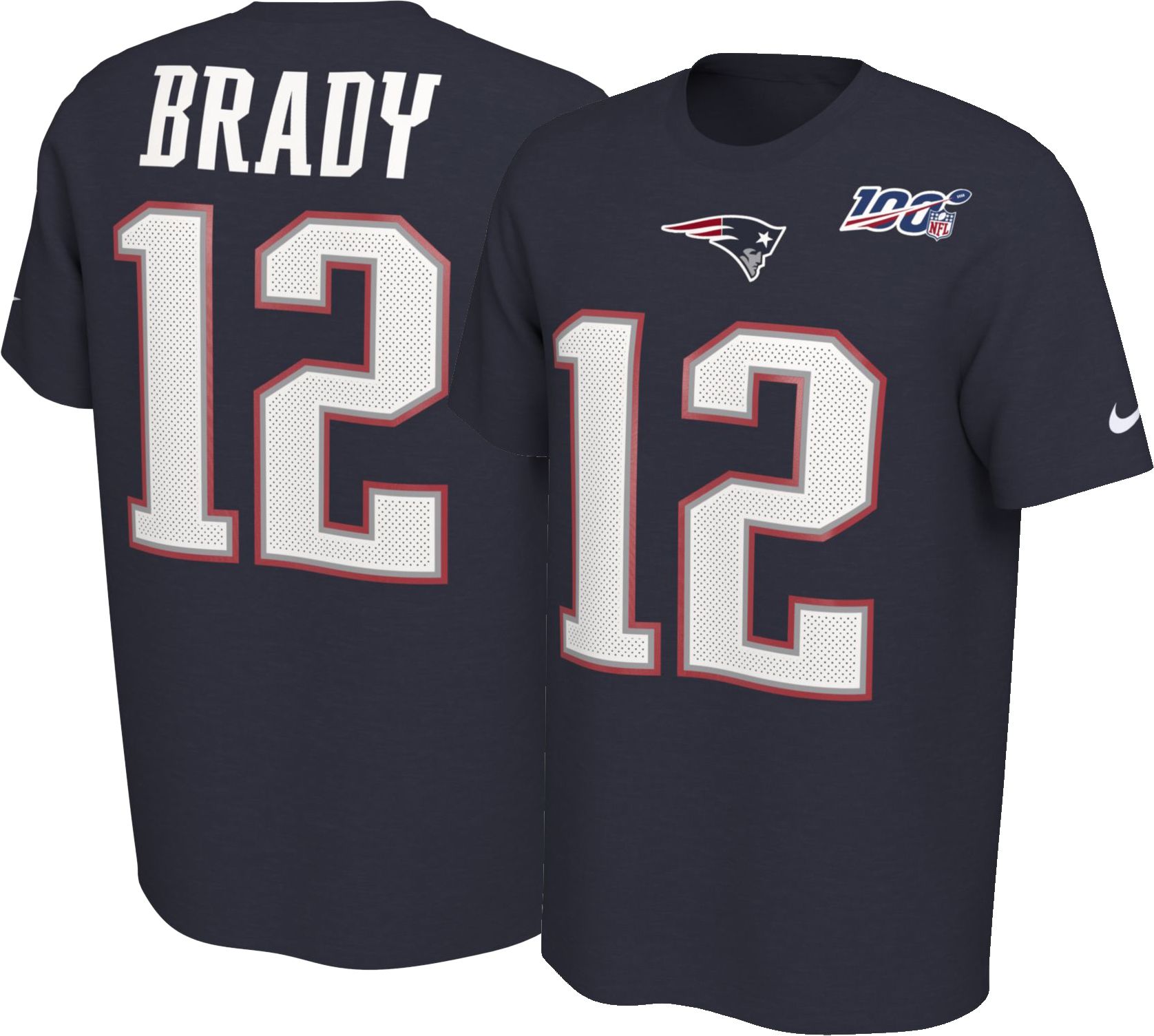 tom brady 100th anniversary jersey