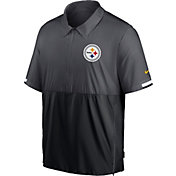 Nike Men's Pittsburgh Steelers Coaches Sideline Half-Zip Jacket