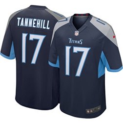 Nike Men's Tennessee Titans Ryan Tannehill #17 Navy Game Jersey