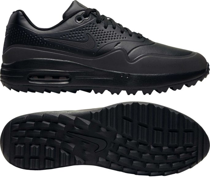 nike air max golf shoes black