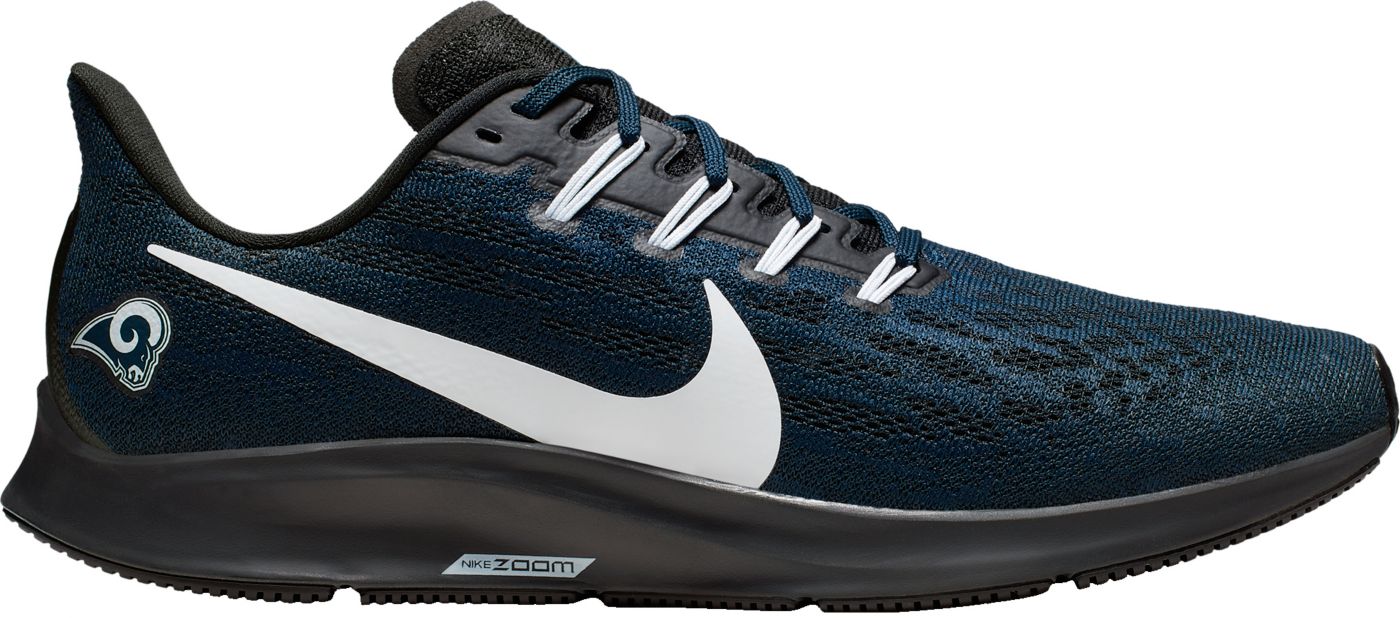 Nike Men's Los Angeles Rams Air Zoom Pegasus 36 Running Shoes | DICK'S Sporting Goods