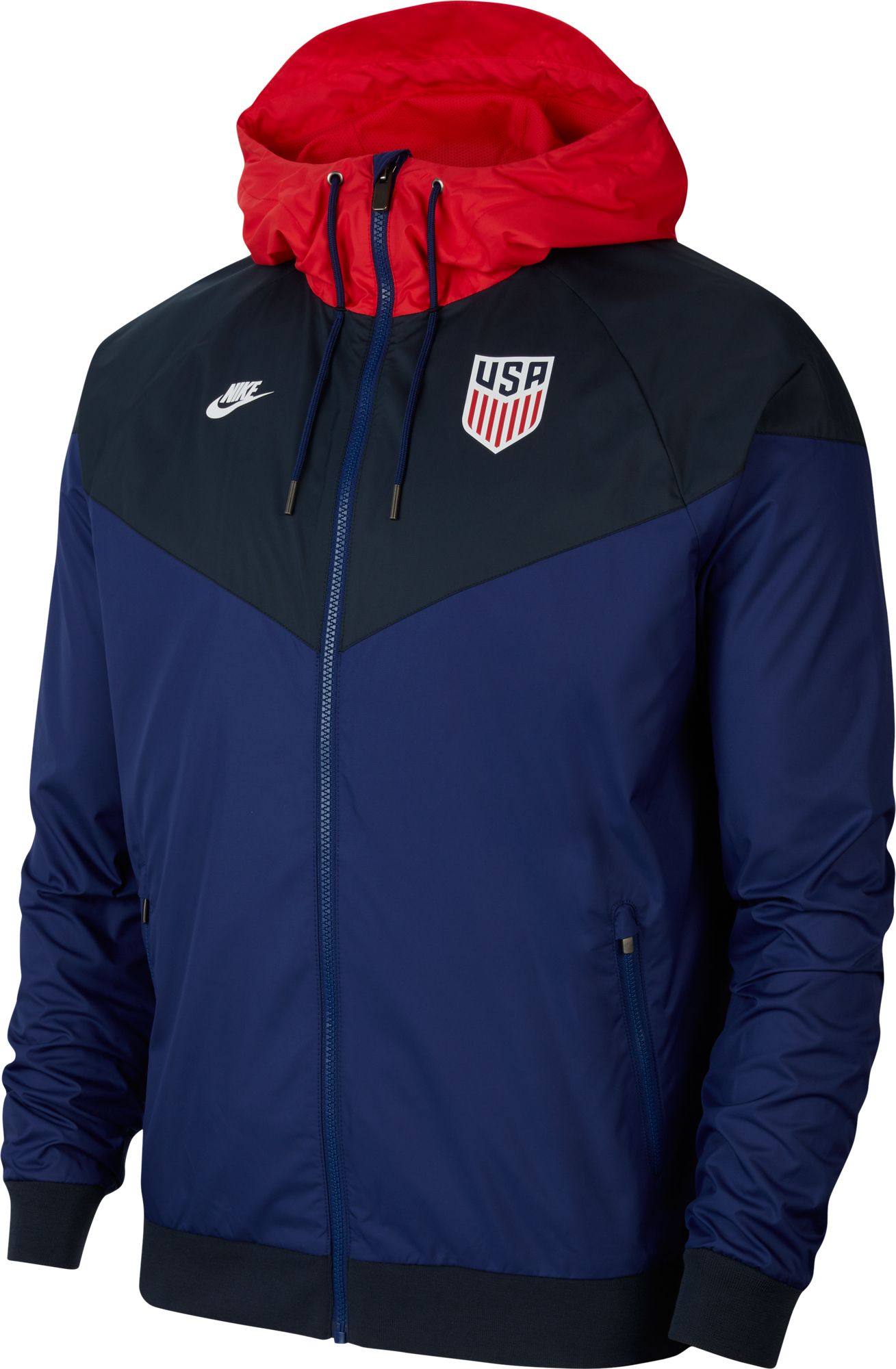 nike windrunner red and blue