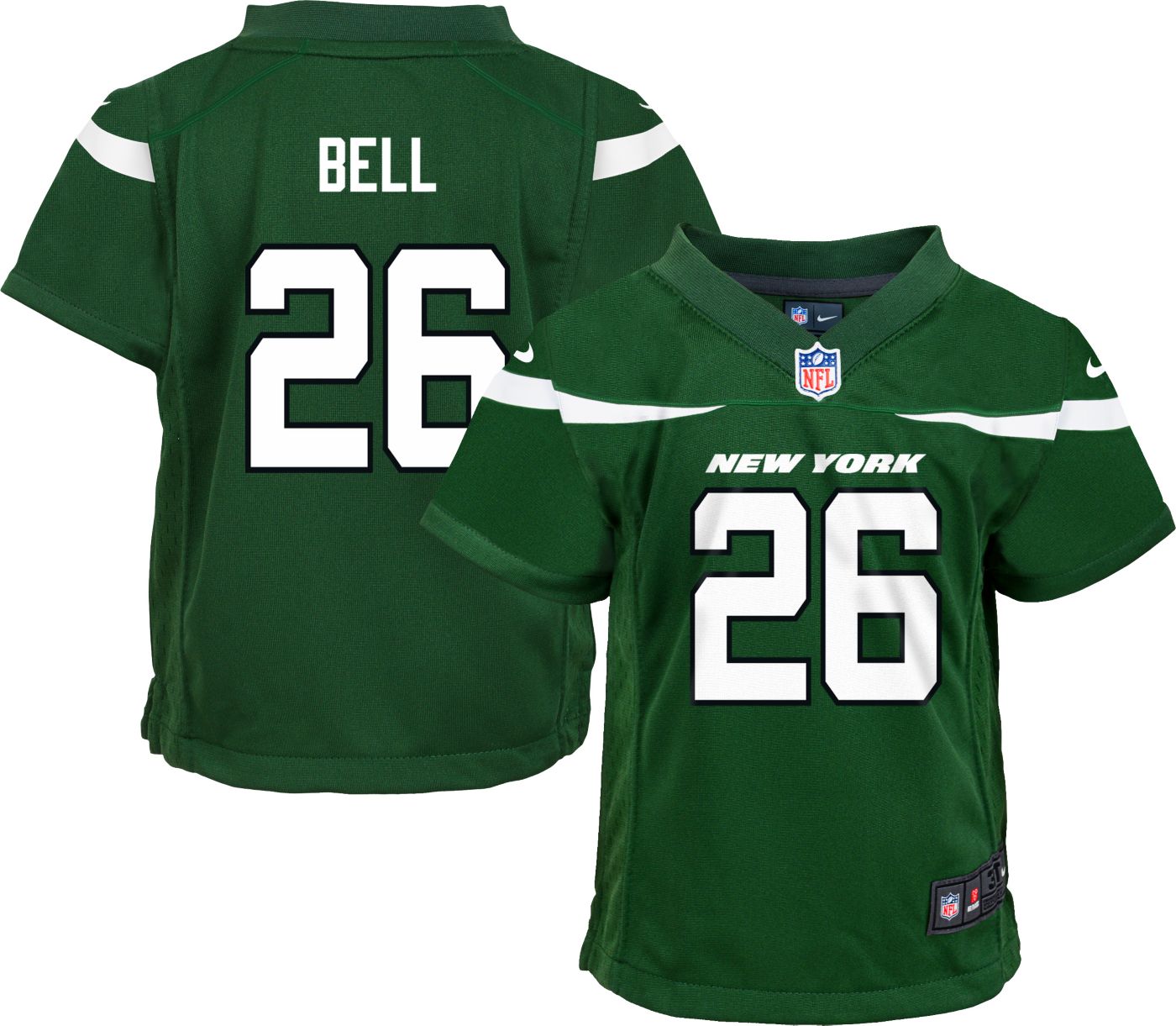 Nike Toddler Home Game Jersey New York Jets Le'Veon Bell 26 DICK'S Sporting Goods