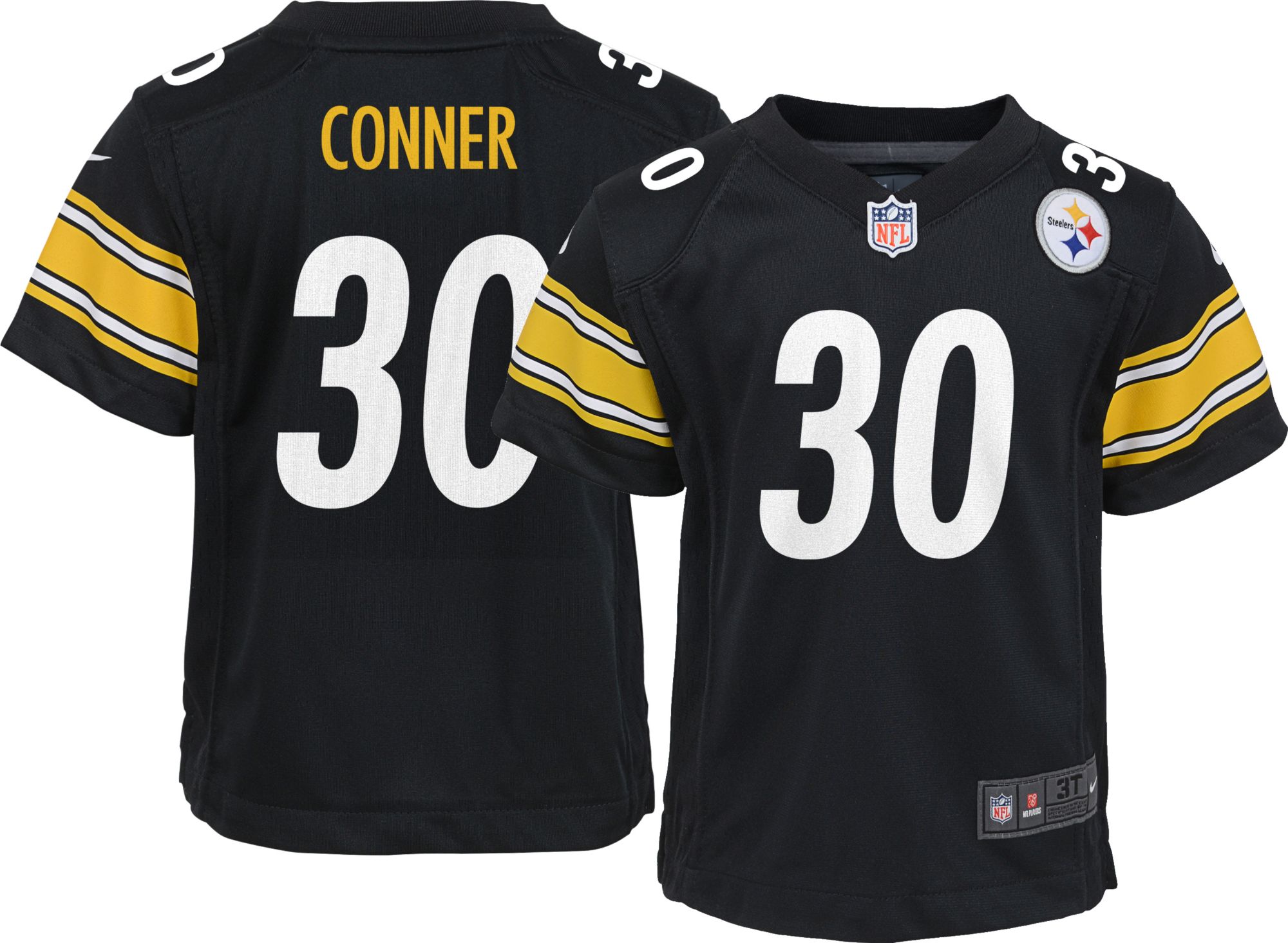 black and white steelers jersey