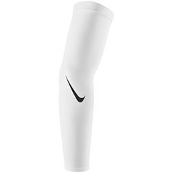White Football Arm Sleeves & Elbow Pads