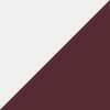 White/White/Deep Maroon