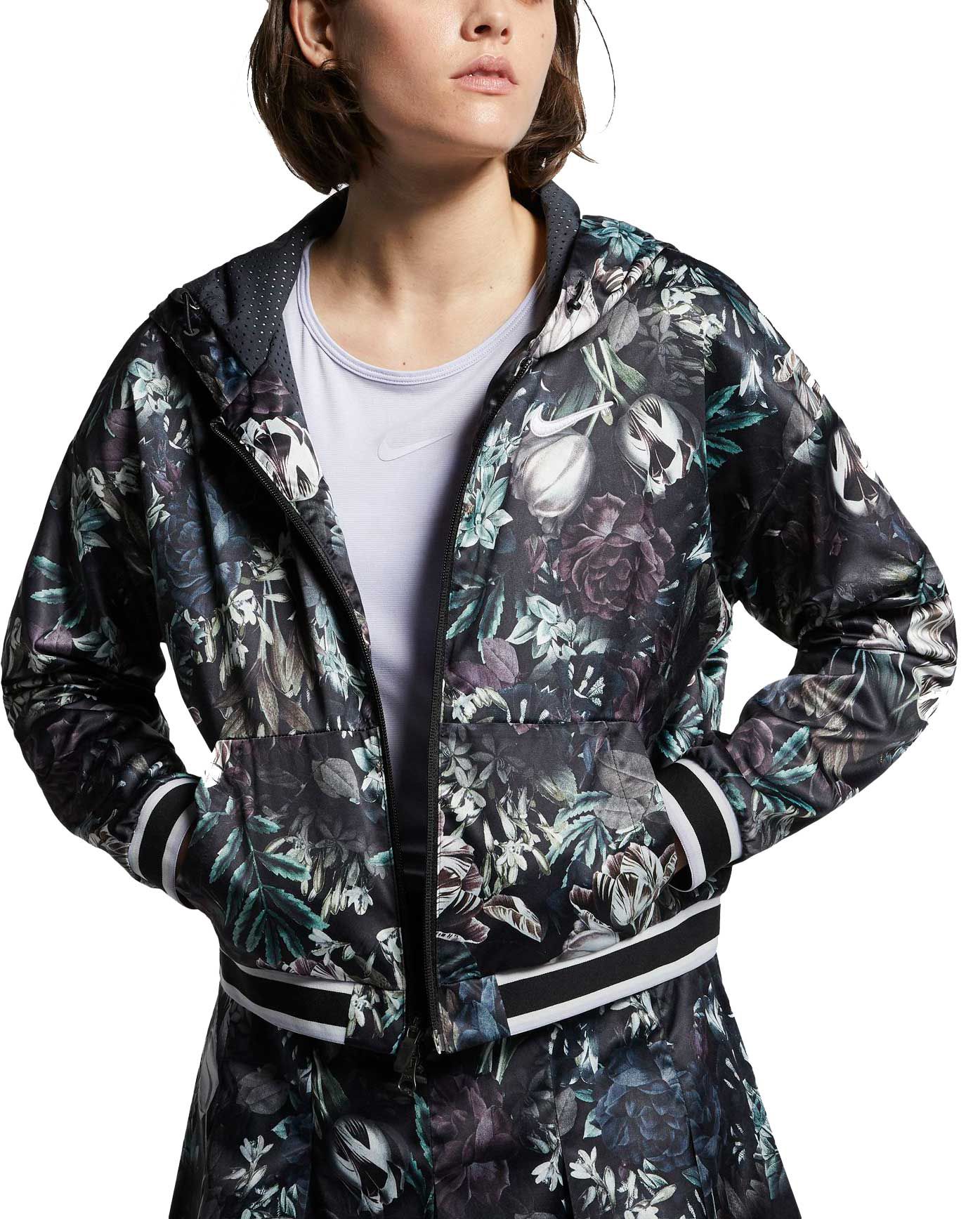 nike floral tracksuit womens