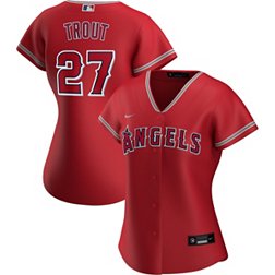 Los Angeles Angels Mike Trout #27 Nike Cream 2022 City Connect Jersey Size  Small