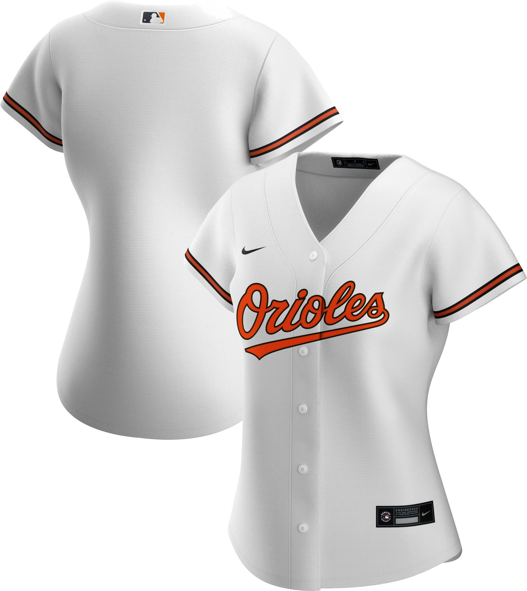 Nike / Women's Replica Baltimore Orioles Cool Base White Jersey