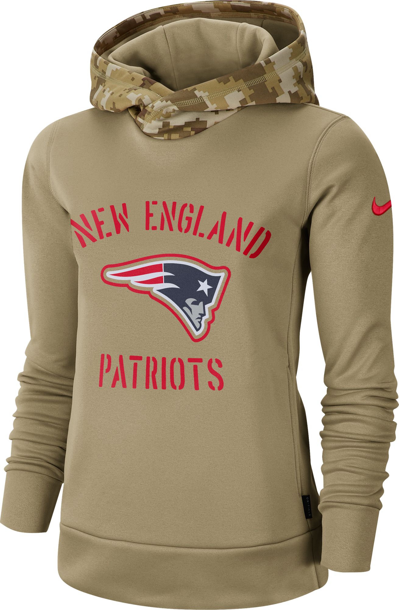 New England Patriots Therma-FIT Beige 