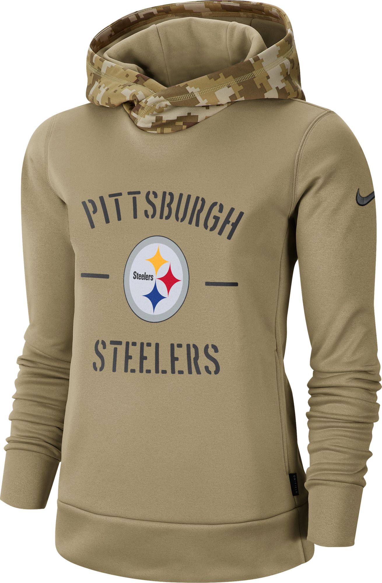 youth steelers salute to service hoodie