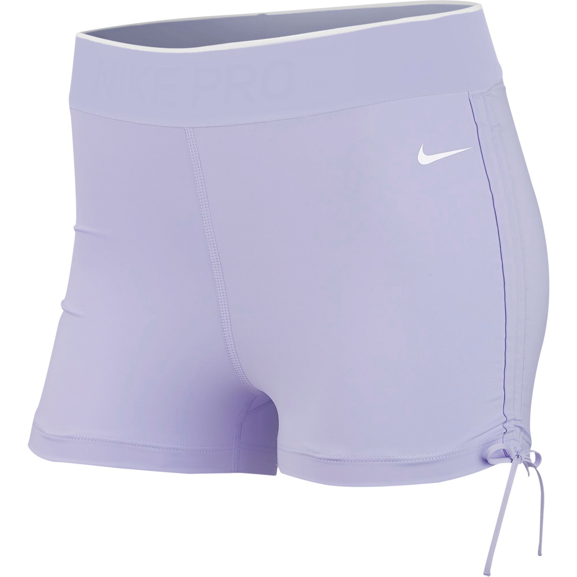 purple nike pro shorts
