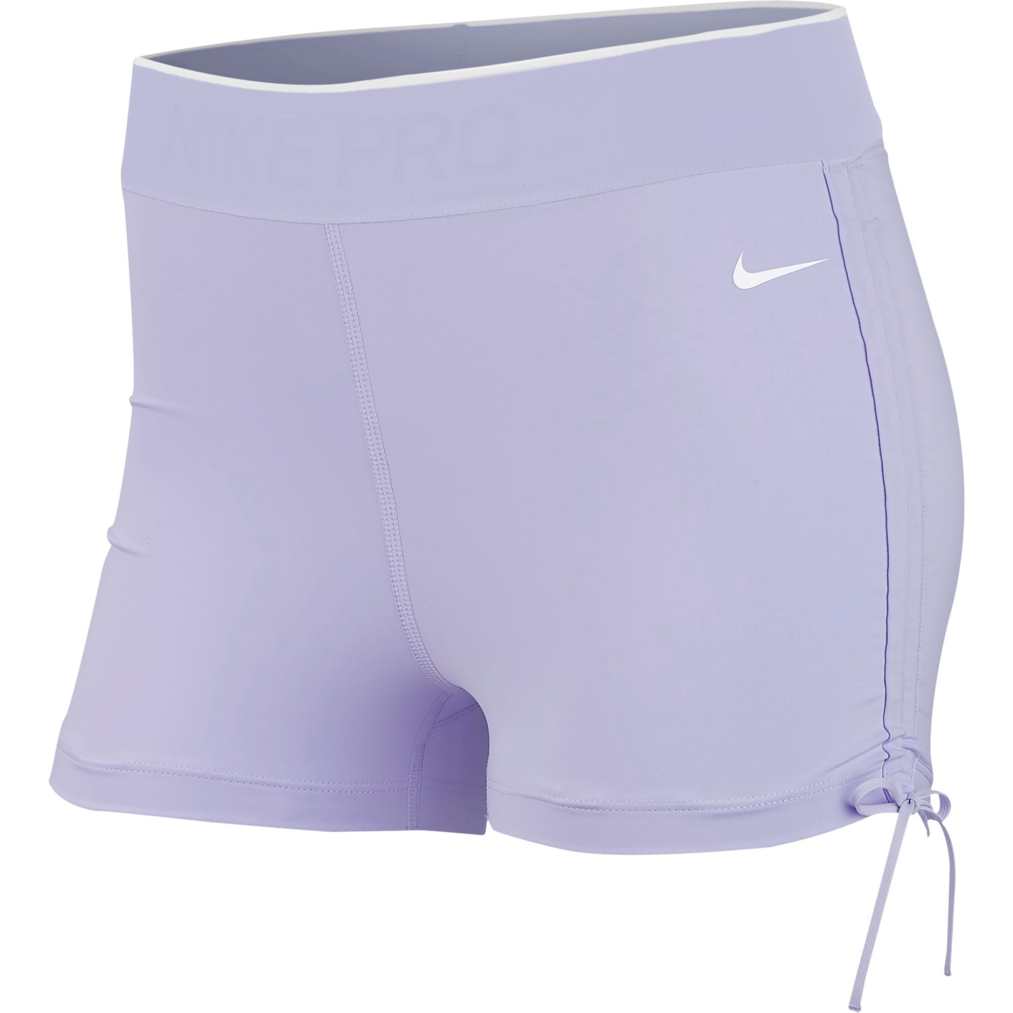 purple nike shorts women