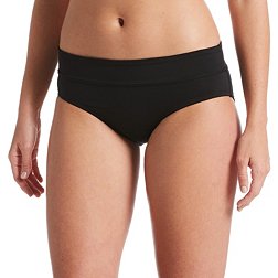 Nike Women's Solid Full Brief Swimsuit Bottoms