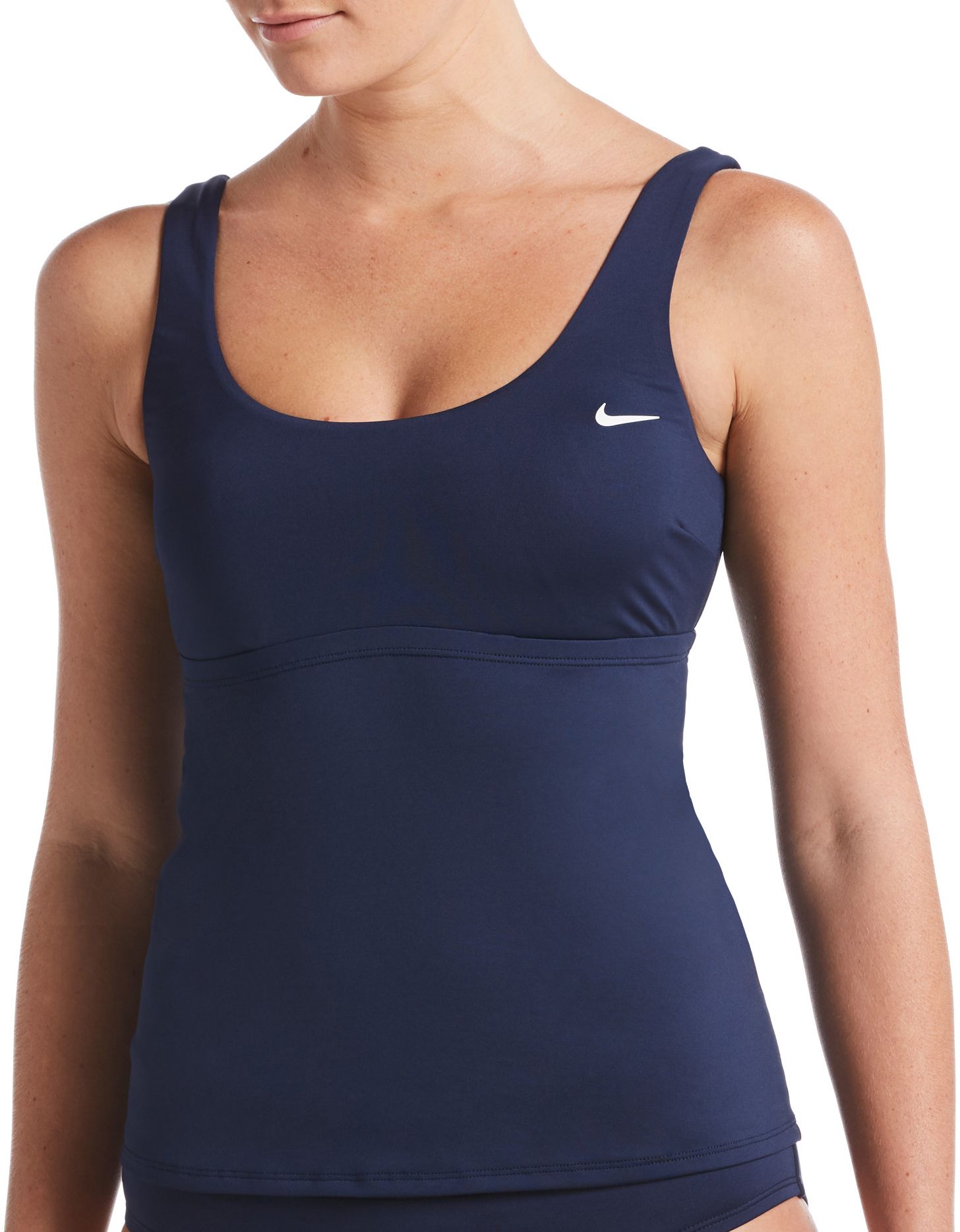 Nike Women's Essential Scoop Neck Tankini Top