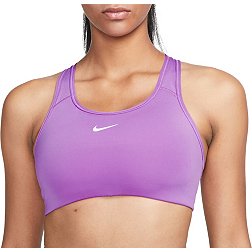 Nike Pro Dri-FIT Women's Graphic Indy Bandeau Bra in Grey- WIT Fitness