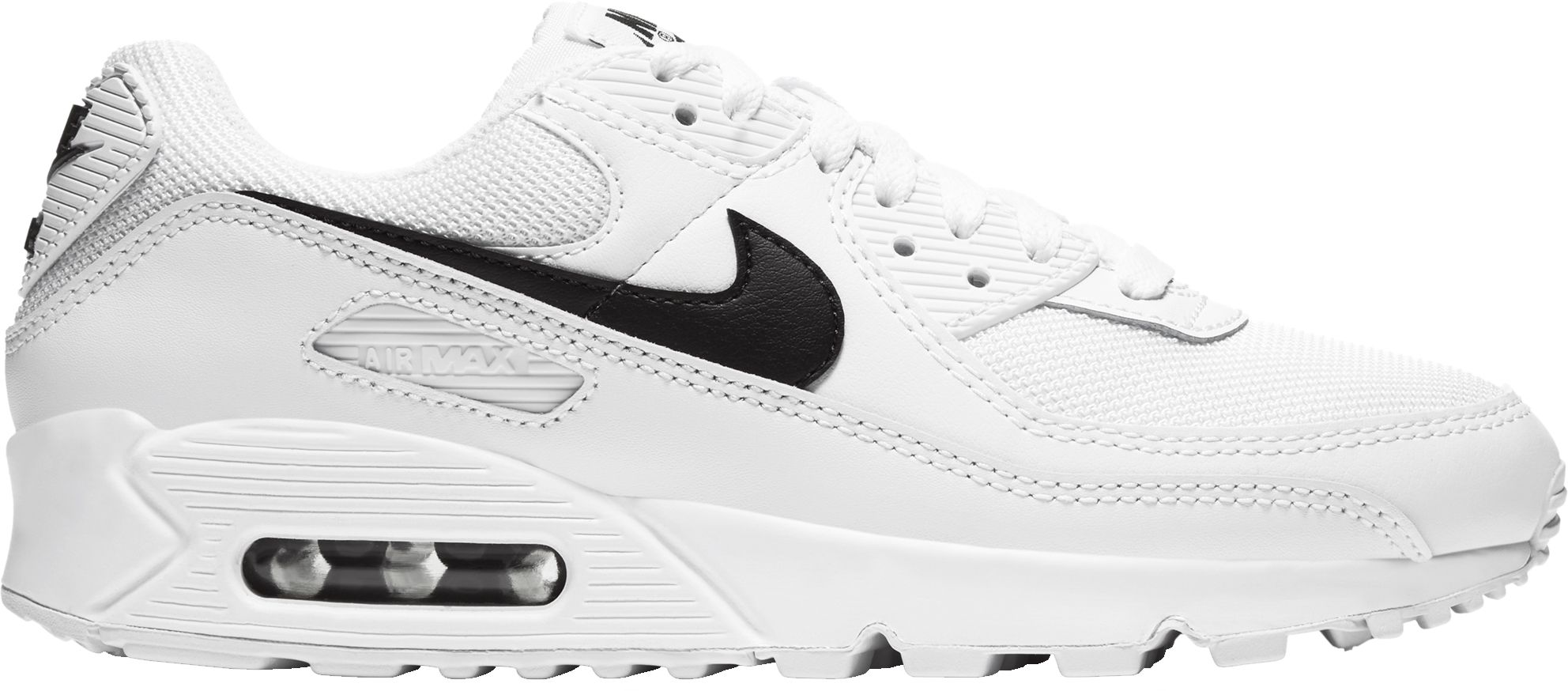 air max 90 black white mens