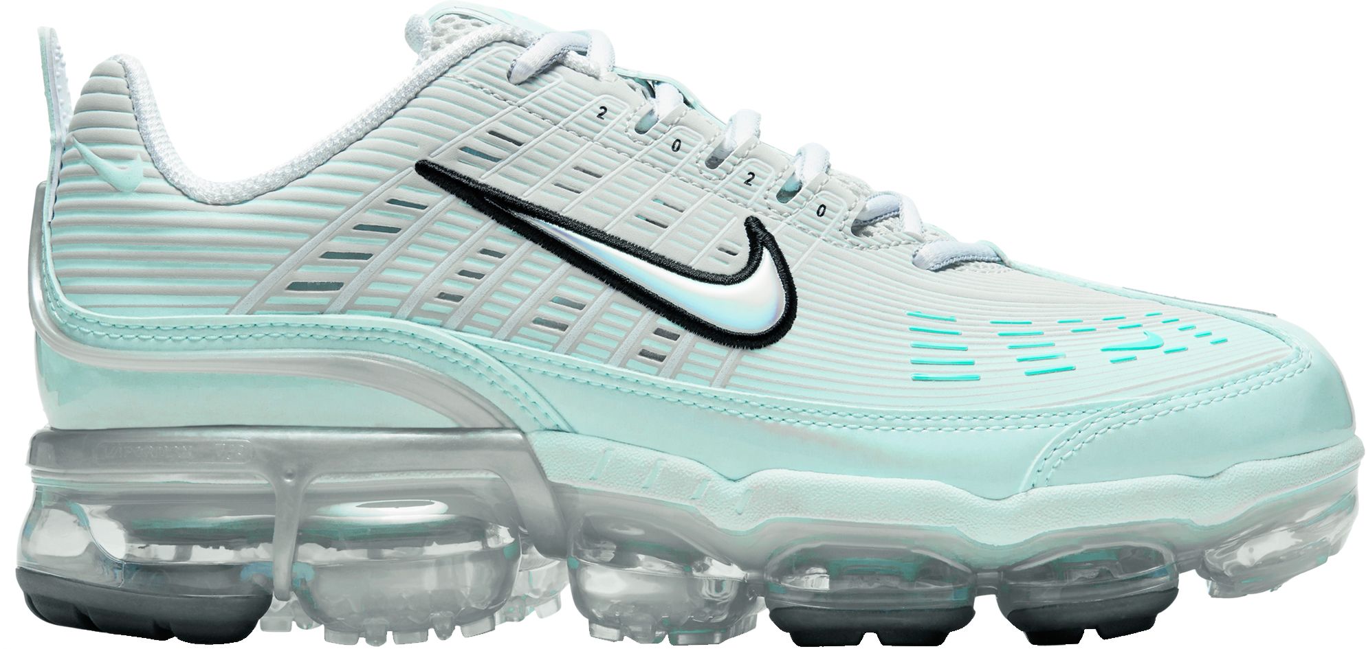 nike vapormax green and white