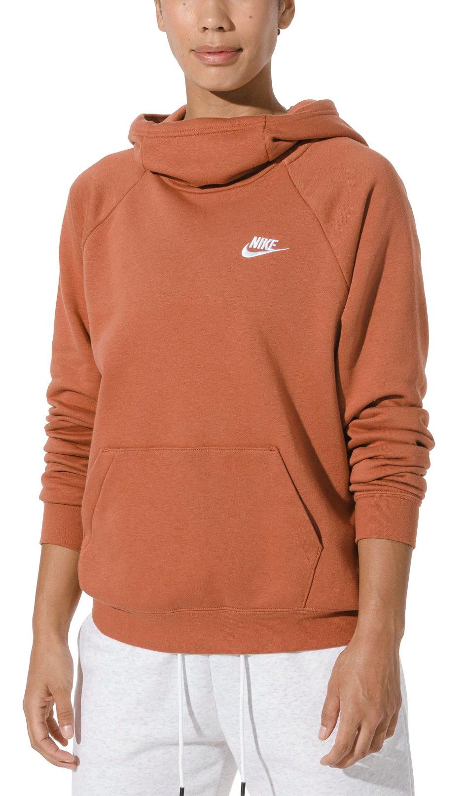 nike cowl neck hoodie women's