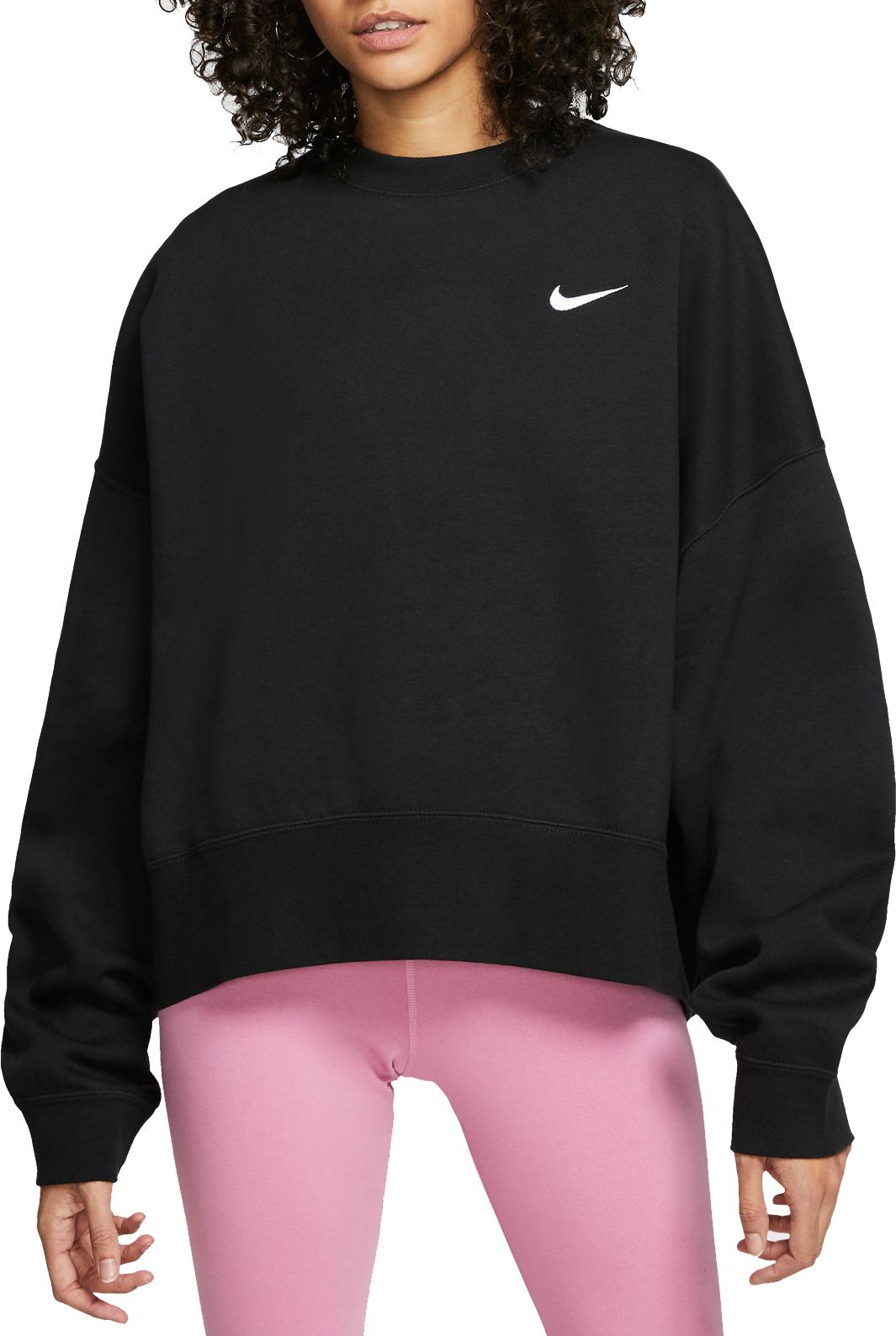 nike crew neck pullover sweatshirt women's