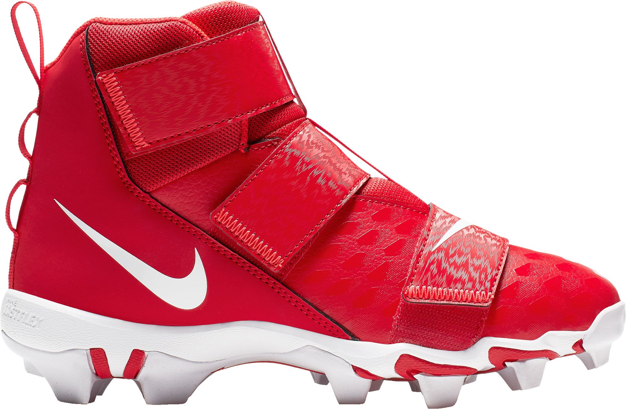 boys red football cleats