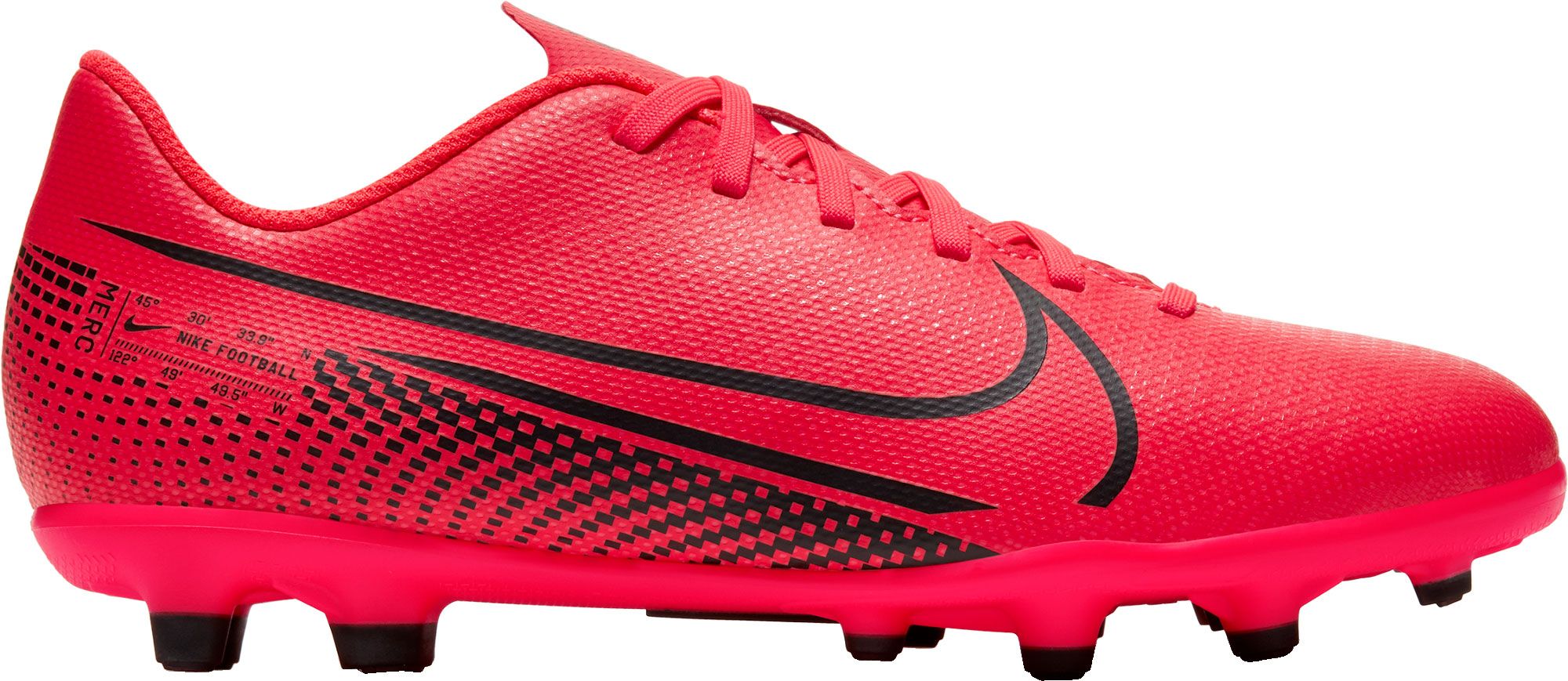 kids red soccer cleats