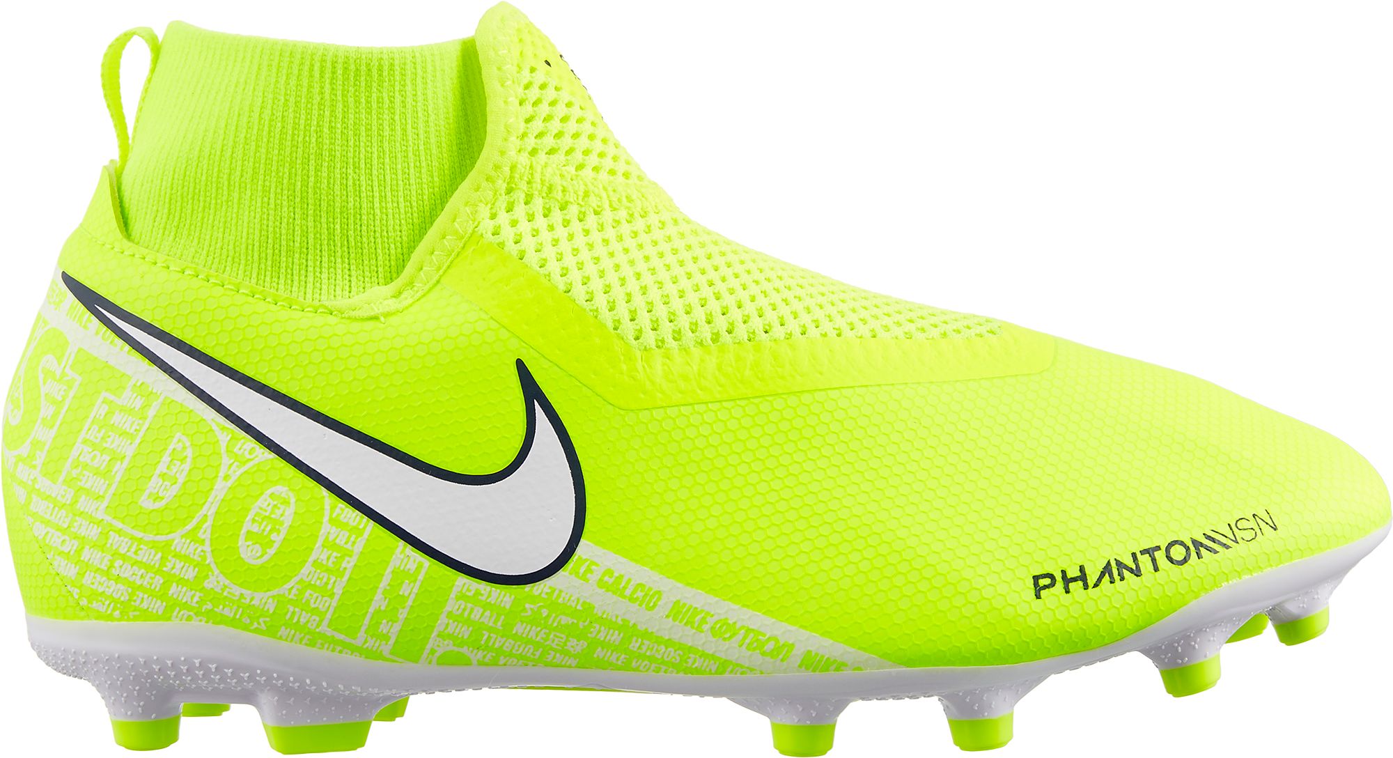 neon soccer cleats