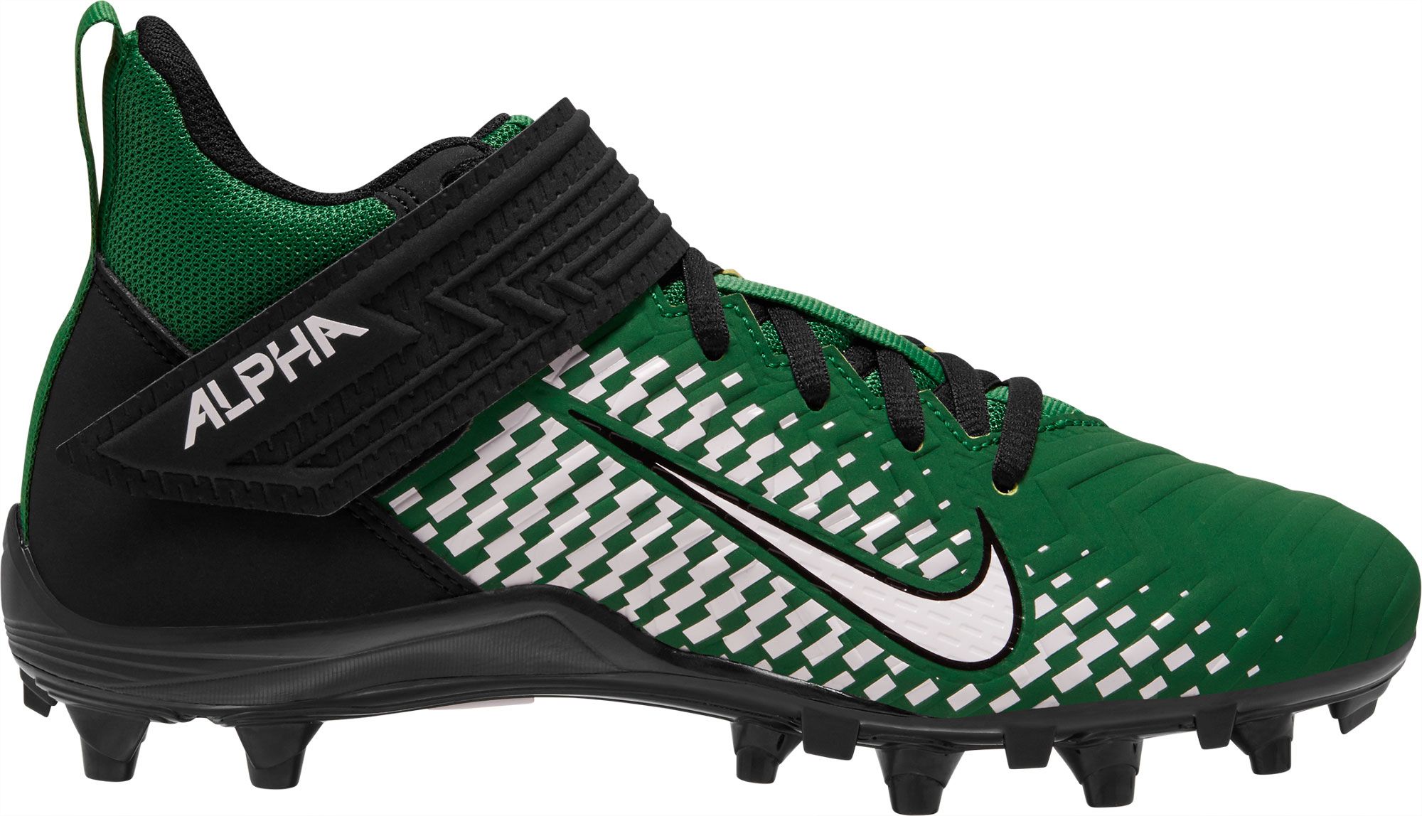 kids green football cleats