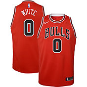 Nike Youth Chicago Bulls Coby White #0 Red Dri-FIT Icon Swingman Jersey