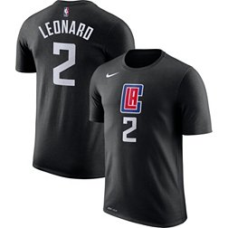 Nike Youth Los Angeles Clippers Kawhi Leonard #2 Dri-FIT Statement Black T-Shirt