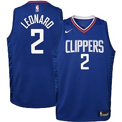 Nike Youth Los Angeles Clippers Kawhi Leonard #2 Royal Dri-FIT Icon Jersey